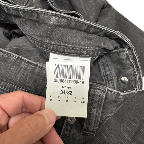 Atelier Gardeur Jeans Pants Mens Size 34x32 Regular Fit Black - Picture 6 of 7